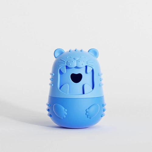 Hållbar godisboll för hund, interaktiv slow feeder leksak för små och medelstora hundar