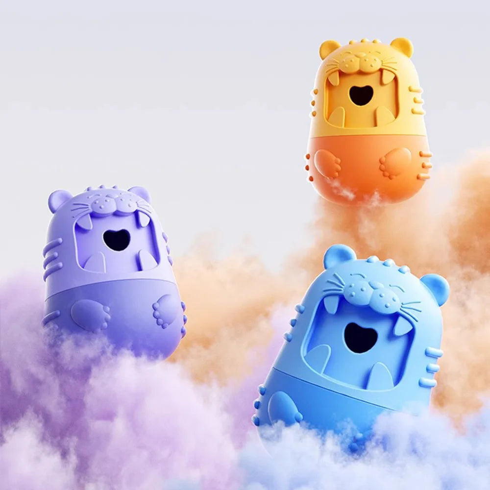 Hållbar godisboll för hund, interaktiv slow feeder leksak för små och medelstora hundar